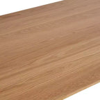 Set da pranzo 7 pezzi moderno in legno, similpelle e metallo