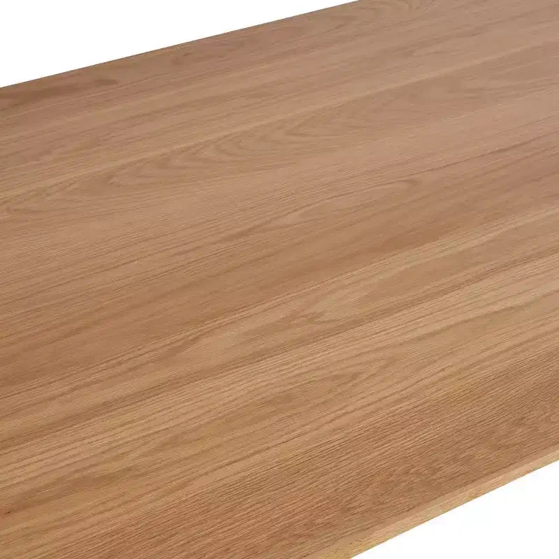 Set da pranzo 7 pezzi moderno in legno, similpelle e metallo