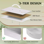 Cassettiera larga a 8 cassetti in tessuto per camera da letto, armadio e ingresso