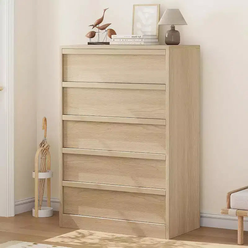 Cassettiera in legno con cassetti grandi per camera da letto, soggiorno e cameretta