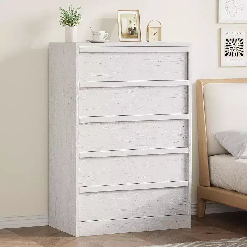 Cassettiera in legno con cassetti grandi per camera da letto, soggiorno e cameretta