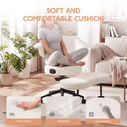 Sedia da ufficio ergonomica a gambe incrociate, sedia da meditazione girevole a 360°, sedie da scrivania inginocchiabili regolabili in altezza, per la casa