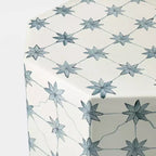 Tavolino in ceramica naturale bianco sporco
