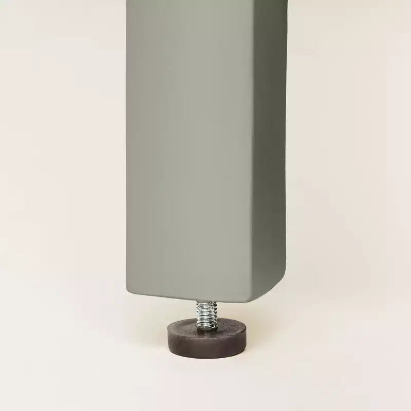 Mobile ad arco a 4 ante scanalate in legno e vetro verde salvia