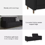 Divano letto futon convertibile Coil - Divano letto per piccoli spazi