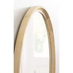 Specchio rotondo da parete in legno - Accento decorativo per la casa