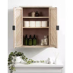Mobile contenitore alto da bagno a 2 ante 22x28