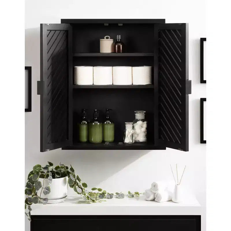 Mobile contenitore alto da bagno a 2 ante 22x28