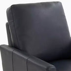 Poltrona reclinabile classica imbottita