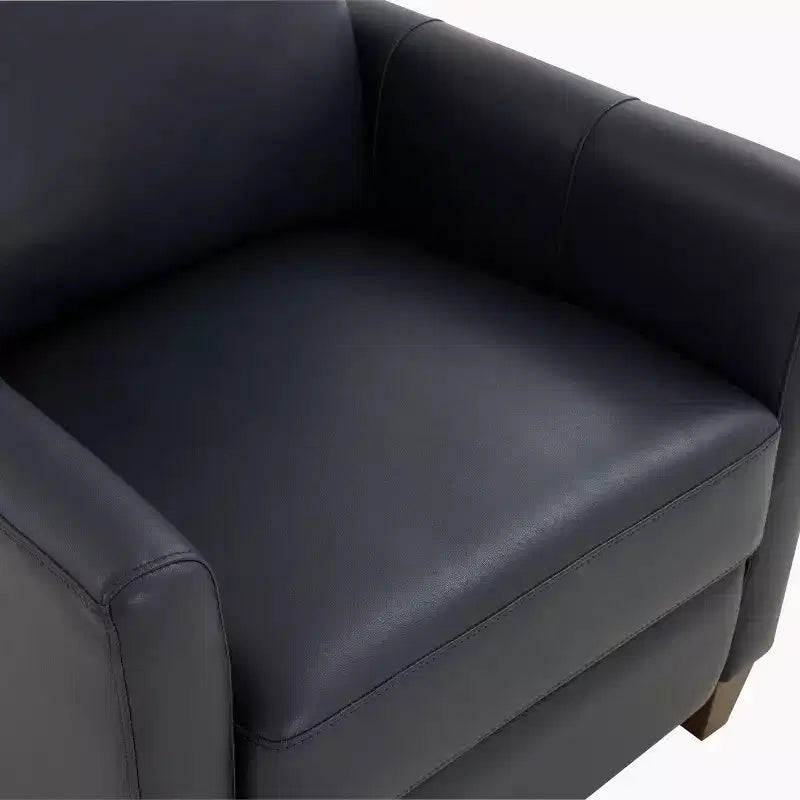 Poltrona reclinabile classica imbottita