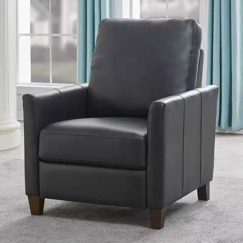 Poltrona reclinabile classica imbottita
