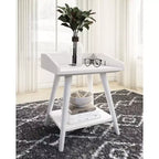 Tavolino d'appoggio casual bianco