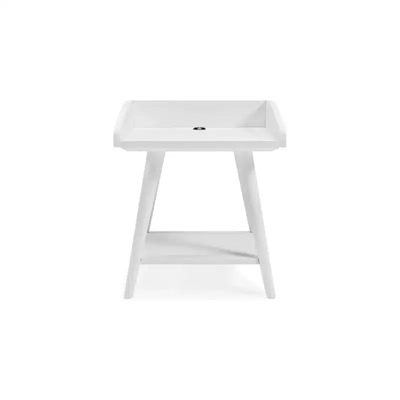 Tavolino d'appoggio casual bianco