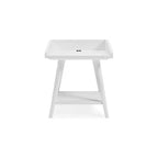 Tavolino d'appoggio casual bianco