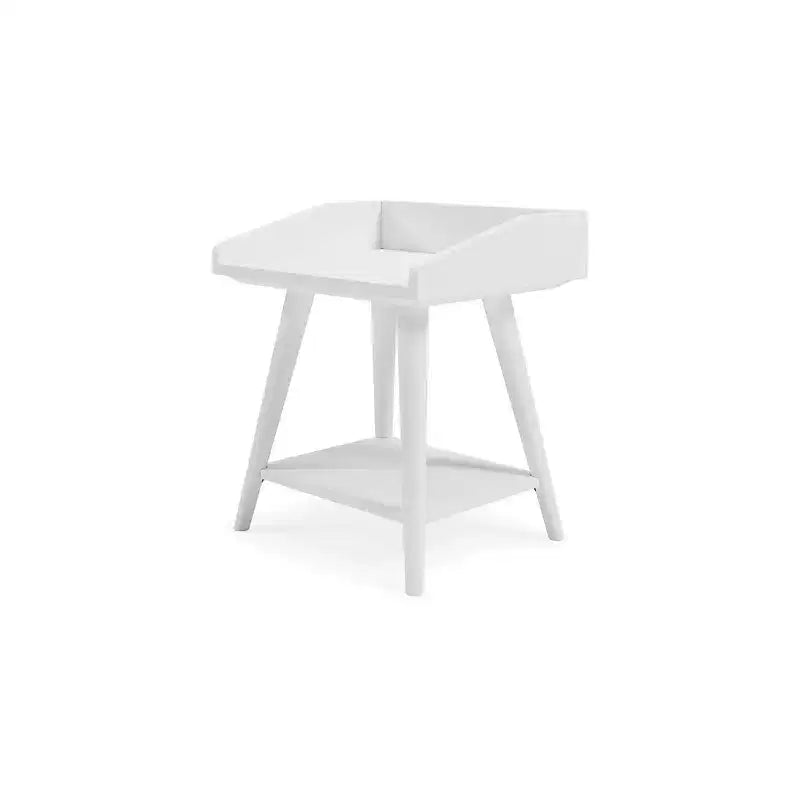 Tavolino d'appoggio casual bianco