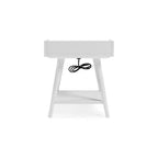 Tavolino d'appoggio casual bianco