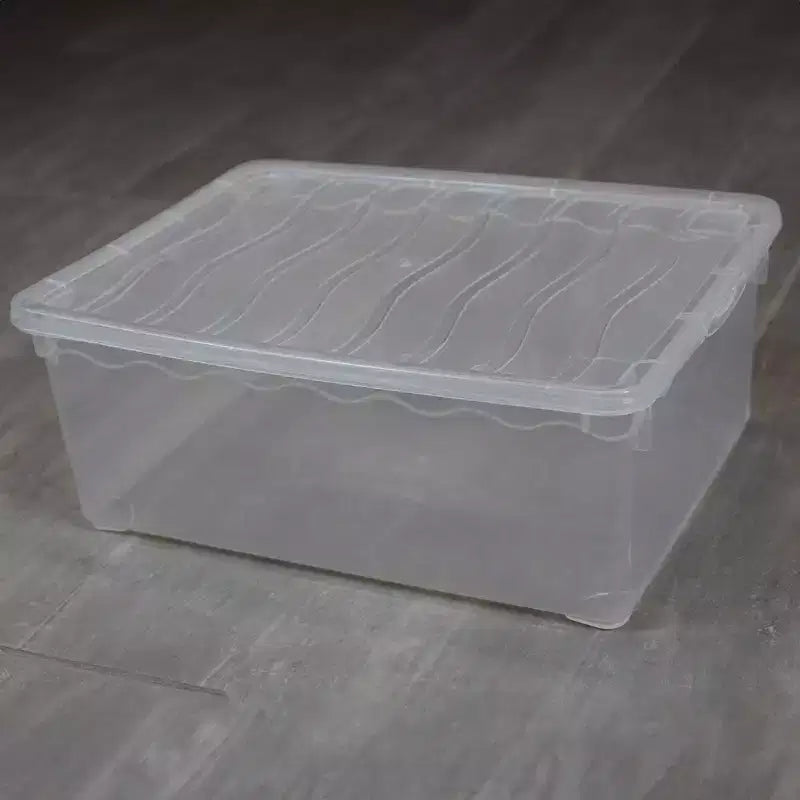 Scatole per Scarpe Trasparenti con Coperchio - Organizer Impilabile in Plastica per Armadi e Sneakers