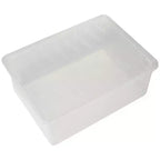 Scatole per Scarpe Trasparenti con Coperchio - Organizer Impilabile in Plastica per Armadi e Sneakers