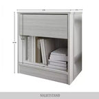 Comodino a 1 cassetto